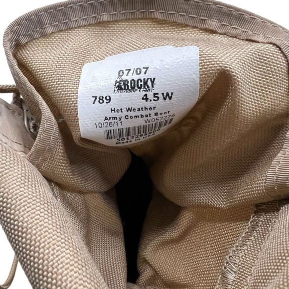 Hot Weather Army Combat Boots, Size 4.5W main image 6